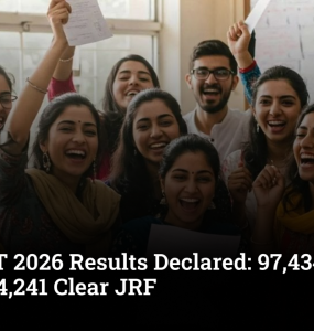 UGC-NET 2026 Results Declared: 97,434 Qualify for PhD, 4,241 Clear JRF