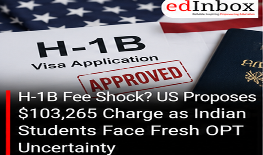 H-1B Fee Shock? US Proposes $103,265 Charge as Indian Students Face Fresh OPT Uncertainty