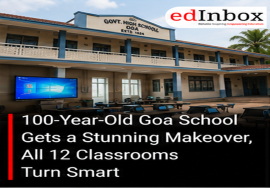 100-Year-Old Goa School Gets a Stunning Makeover, All 12 Classrooms Turn Smart