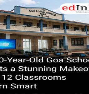 100-Year-Old Goa School Gets a Stunning Makeover, All 12 Classrooms Turn Smart