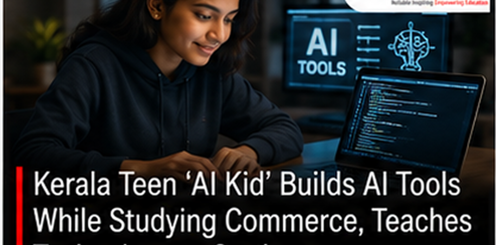 Kerala Teen ‘AI Kid’ Builds AI Tools While Studying Commerce, Teaches Technology to Students