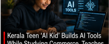 Kerala Teen ‘AI Kid’ Builds AI Tools While Studying Commerce, Teaches Technology to Students
