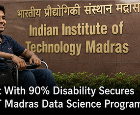 Chennai Student With 90% Disability Secures Admission to IIT Madras Data Science Programme