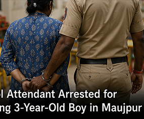 Delhi Playschool Attendant Arrested for Allegedly Abusing 3-Year-Old Boy in Maujpur