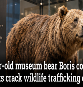 120-year-old museum bear Boris could help scientists crack wildlife trafficking cases