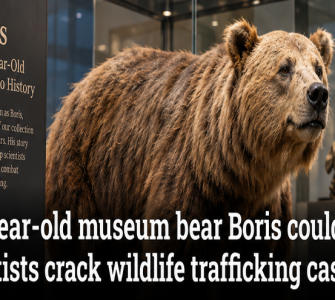 120-year-old museum bear Boris could help scientists crack wildlife trafficking cases