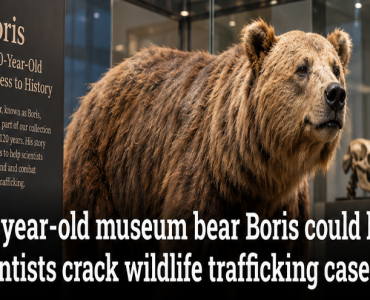 120-year-old museum bear Boris could help scientists crack wildlife trafficking cases