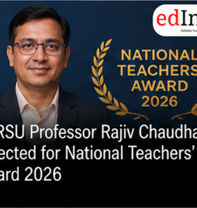 PTRSU Professor Rajiv Chaudhary Selected for National Teachers’ Award 2026