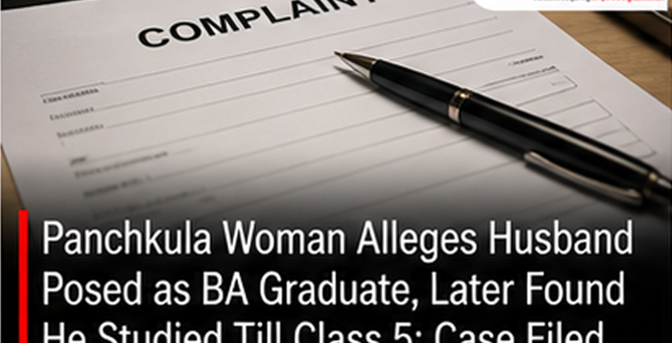 Panchkula Woman Alleges Husband Posed as BA Graduate, Later Found He Studied Till Class 5; Case Filed