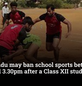 Tamil Nadu May Ban School Sports Events Between 11am and 3.30pm After Class XII Student’s Death
