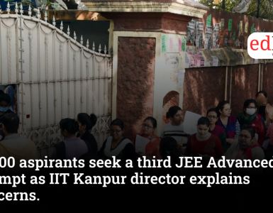 10,000 Aspirants Sign Petition Seeking Third JEE Advanced Attempt; What IIT Kanpur Director Said