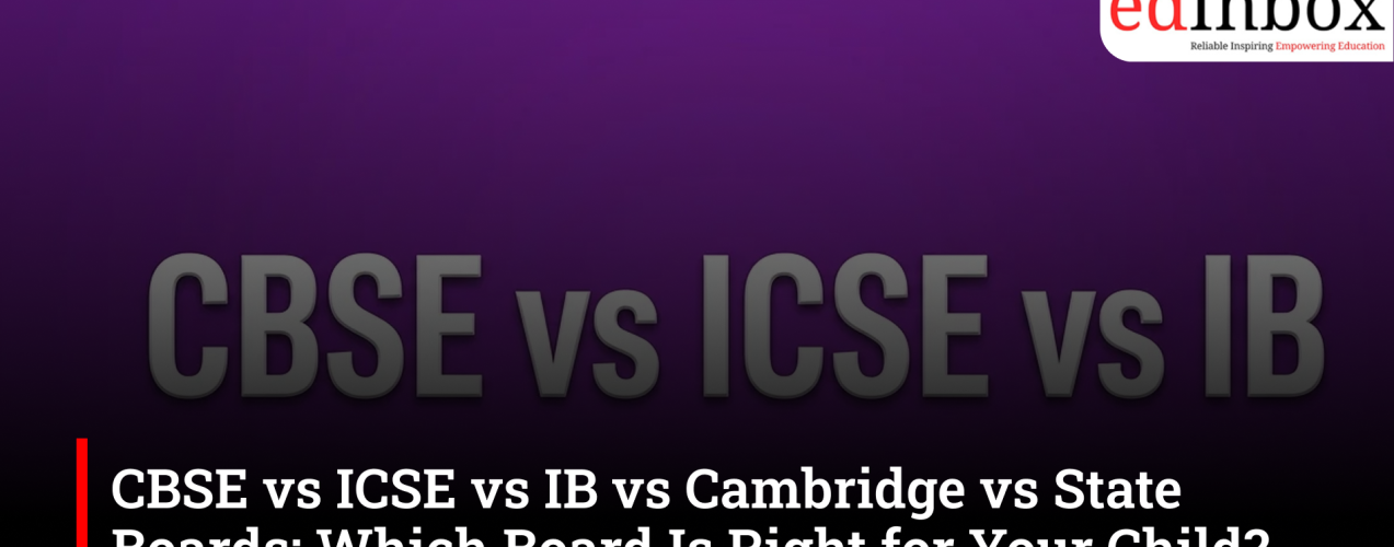 CBSE vs ICSE vs IB vs Cambridge vs State Boards: Which Board Is Right for Your Child?