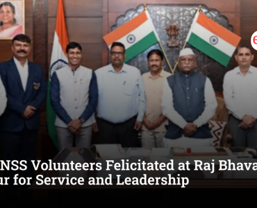 VGU NSS Volunteers Felicitated at Raj Bhavan Jaipur for Service and Leadership