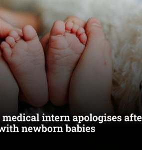 Kolkata medical intern apologises after posting photos with newborn babies