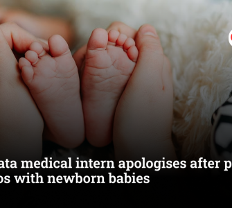 Kolkata medical intern apologises after posting photos with newborn babies