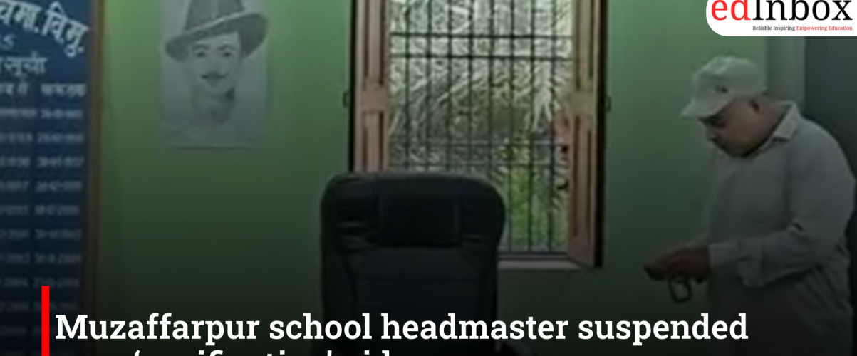 Muzaffarpur school headmaster suspended over ‘purification’ video