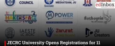 JECRC University Opens Registrations for 11 Student Initiatives; Apply by September 8
