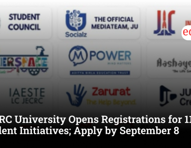 JECRC University Opens Registrations for 11 Student Initiatives; Apply by September 8
