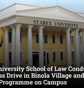 Starex University School of Law Conducts Legal Awareness Drive in Binola Village and Anti-Ragging Programme on Campus