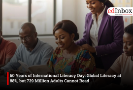 60 Years of International Literacy Day: Global Literacy at 88%, but 739 Million Adults Cannot Read