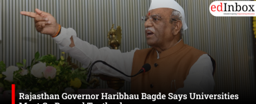 Rajasthan Governor Haribhau Bagde Says Universities Must Go Beyond Textbooks