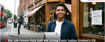 My Job Covers Only Half My Living Costs: Indian Student's UK Study Experience Essay