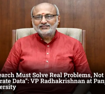 Vice President C P Radhakrishnan at Panjab University
