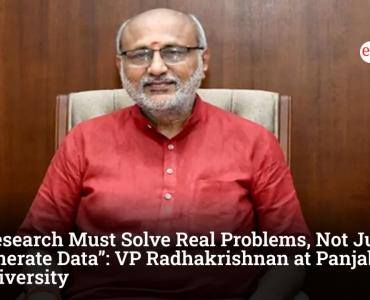 Vice President C P Radhakrishnan at Panjab University