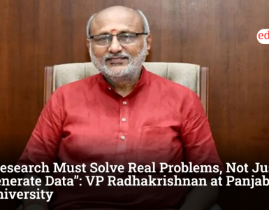 Vice President C P Radhakrishnan at Panjab University