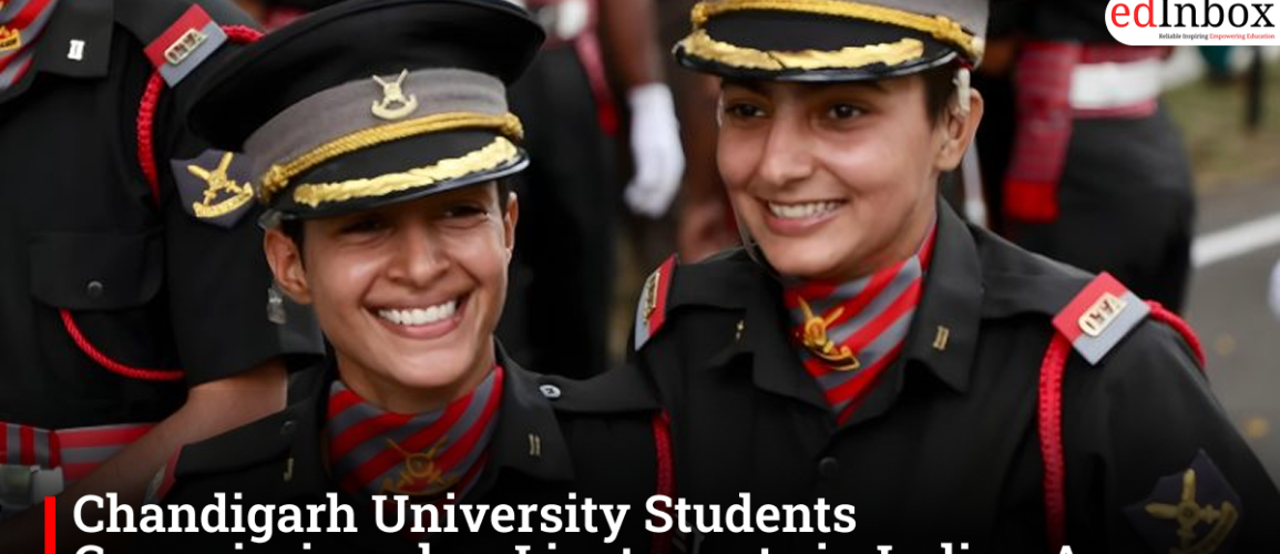 Chandigarh University Students Commissioned as Lieutenants in Indian Army After OTA Training