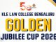 KLE Law College to Host Golden Jubilee Cup 2026 Cricket Tournament in Bengaluru