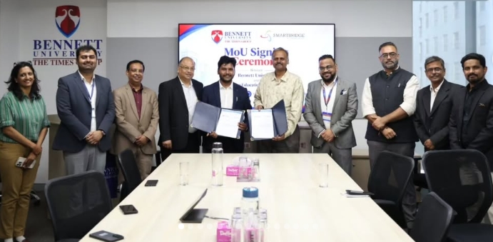 Bennett University Signs MoU with SmartBridge to Strengthen Industry-Academia Collaboration