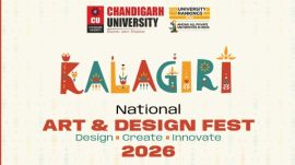 Chandigarh University to Host Kalagiri 2026 National Art and Design Fest on October 27–28