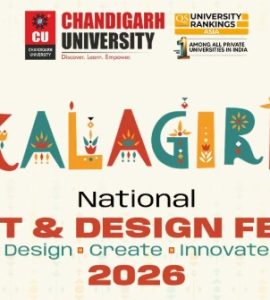 Chandigarh University to Host Kalagiri 2026 National Art and Design Fest on October 27–28
