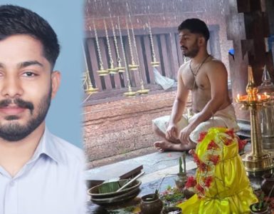 Kerala's Govind Krishnan M, who studied Vedas in a gurukula and later became an ISRO scientist