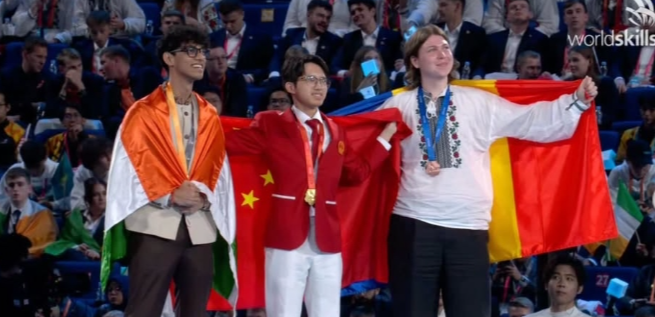 Bennett University Student Kovid Gangrade Wins Silver Medal at WorldSkills Shanghai 2026