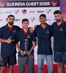Bennett University Basketball Team Secures 2nd Place at 3x3 India Quest Tournament